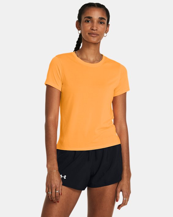 Women's UA Launch Short Sleeve, Orange, pdpMainDesktop image number 0